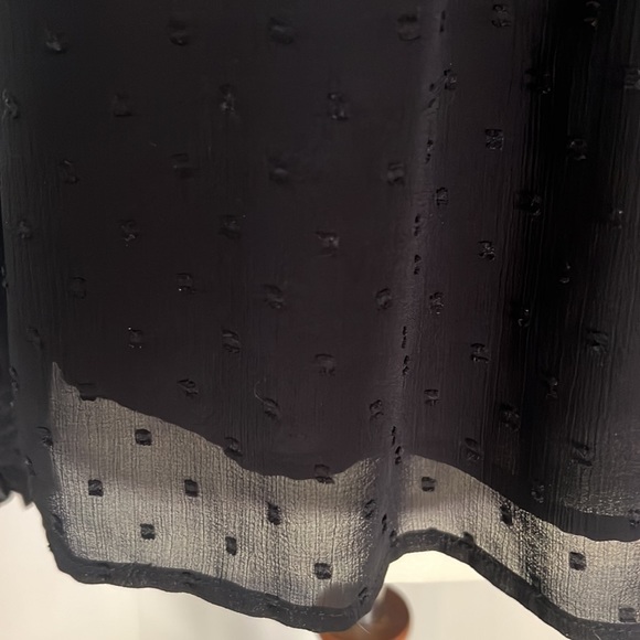 Anthropology Wishmaker Swiss Dot Open Blouse. - Picture 6 of 15